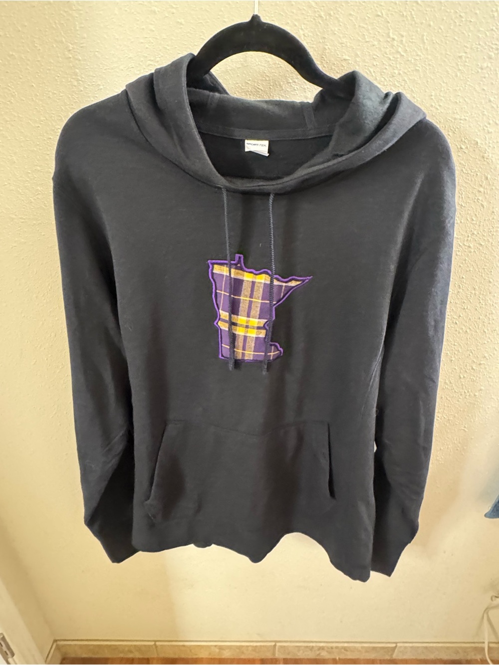 Sport-Tek Women’s Black Sweatshirtwith Purple Accent - 3XL